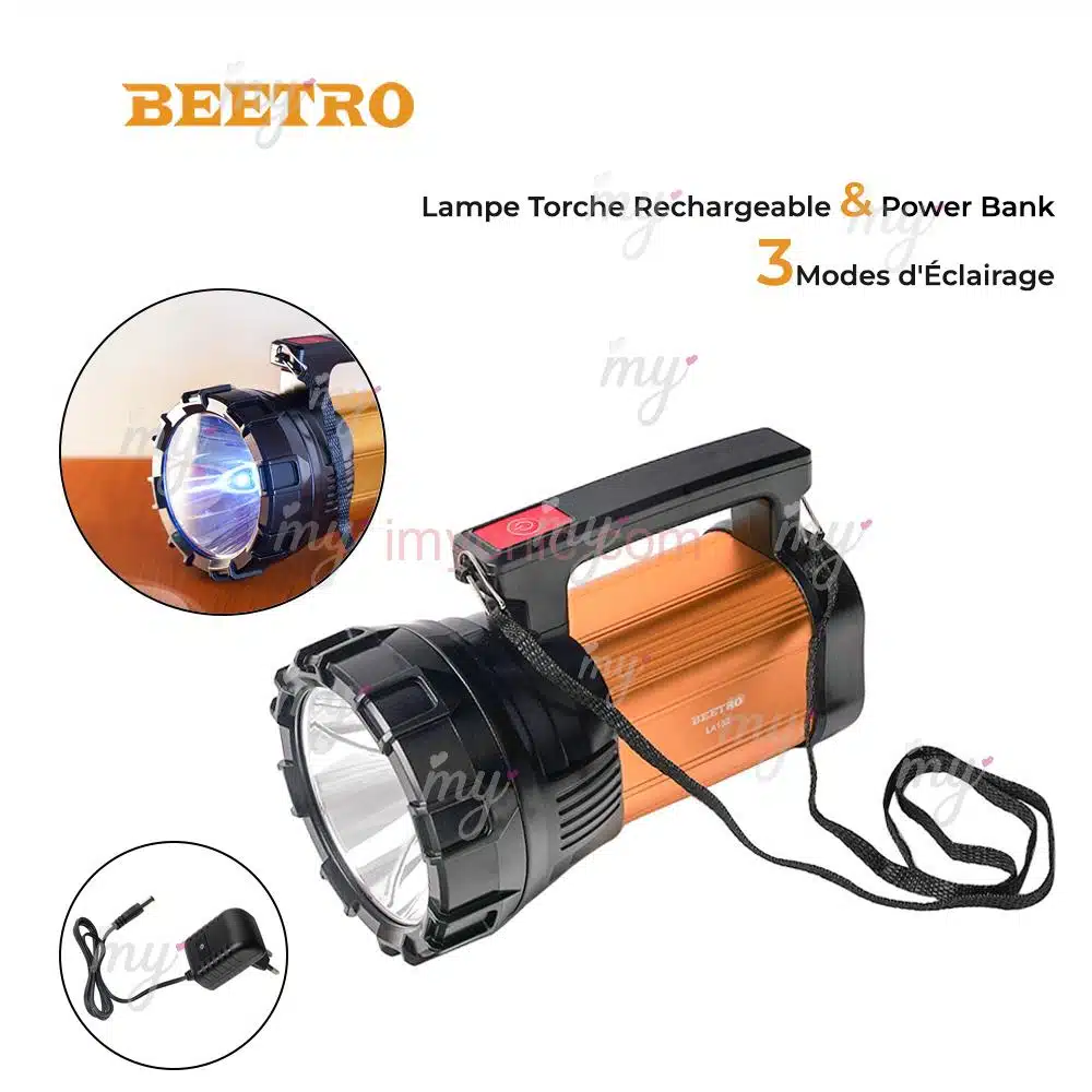 Beetro LA152: Projecteur LED Rechargeable 2-en-1 - الصورة 2